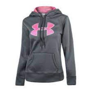 Under Armour • Gray&Pink Breast Cancer Hoodie